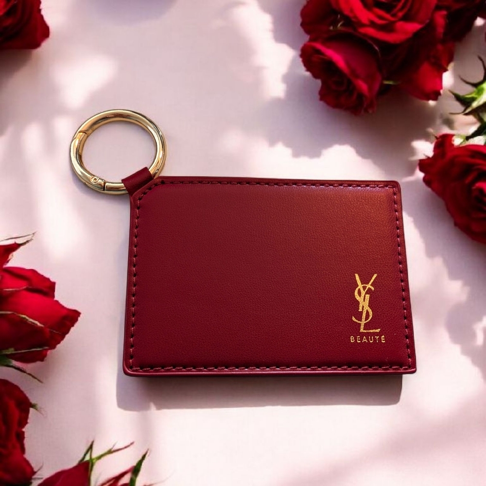 Yves Saint Laurent Red Pocket Mirror